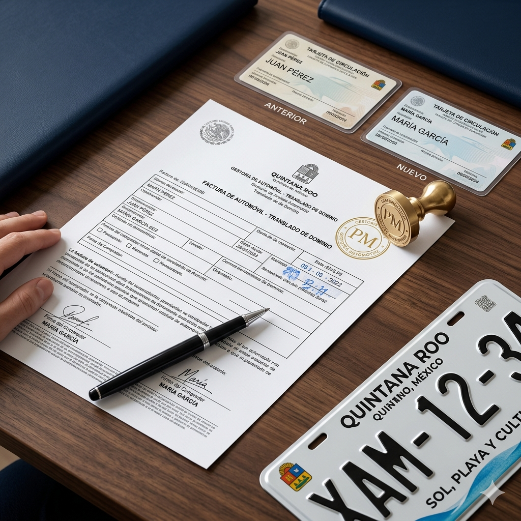Cambio de propietario vehicular